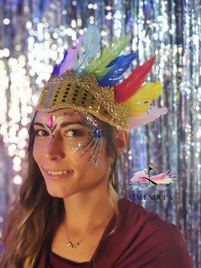 Invitada-boda-glitter bar