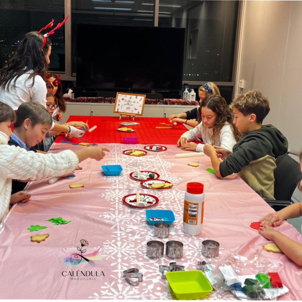 Taller de galletas artesanales caléndula-maquillaje