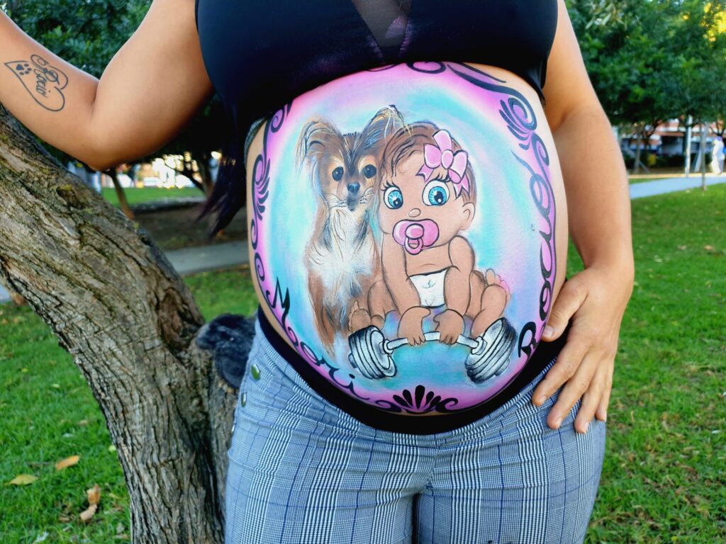 Belly Painting personalizado: historias pintadas sobre la piel