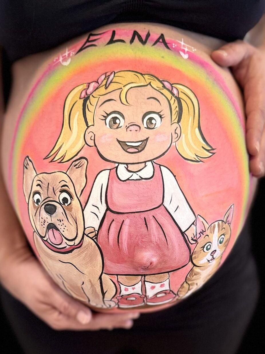 Belly Painting en el embarazo: arte que acompaña la vida