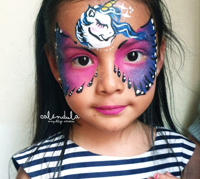 Pintacaras en Barcelona | Maquillaje infantil · Caléndula Maquillaje